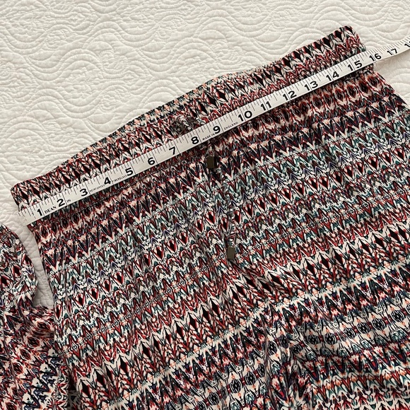 Anne Carson Wide Leg Pants Geometric Print Size Large - Picture 8 of 13